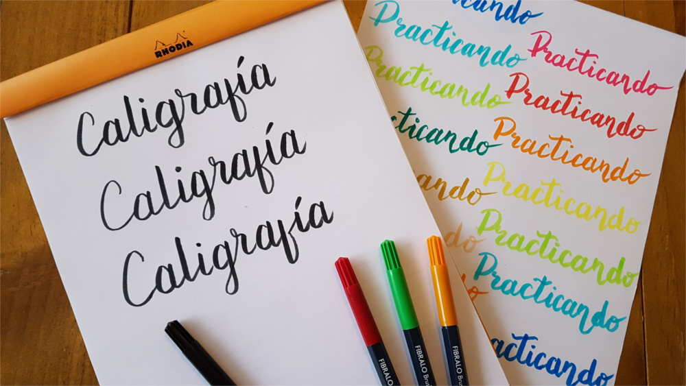 Practicando Caligrafía