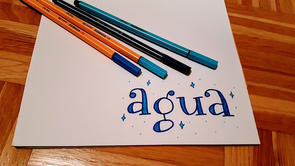 Termino el día con Agua